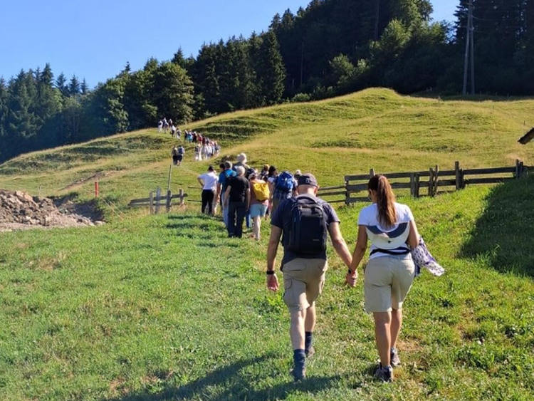 Wetterglück auf dem Weg nach Einsiedeln