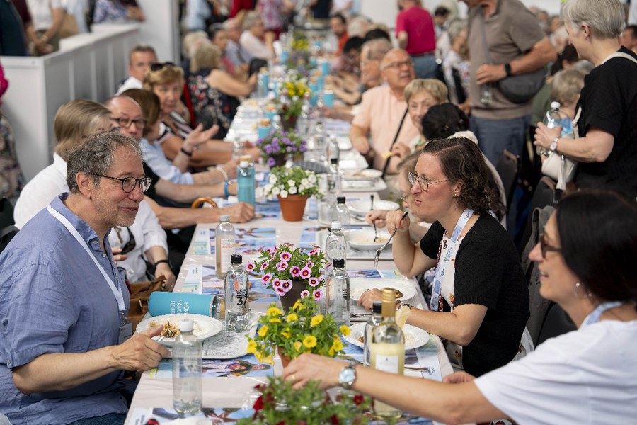 Der Tag war dazu da, Gemeinschaft zu feiern. Foto: Dennis Baumann