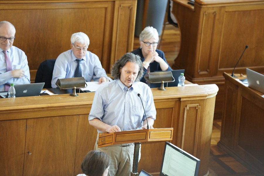 Mauro Bernasconi, Präsident der GPK, ist einer der Synodalen, die in der nächsten Amtszeit nicht mehr dabei sein werden. Foto: Sibylle Ratz