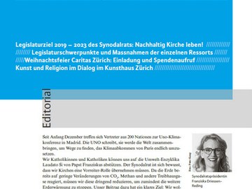 Nachhaltig Kirche leben! Legislaturziele / Informationsblatt Dezember 2019