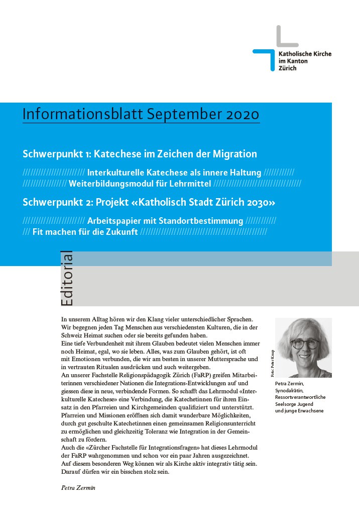 Informationsblatt September 2020 Informationsblatt September 2020